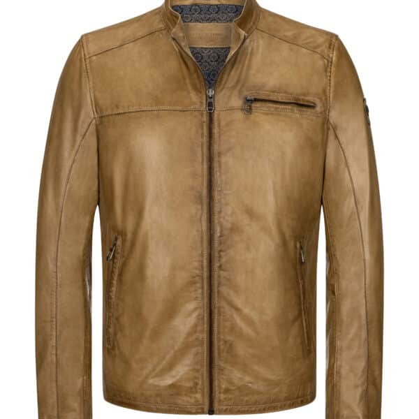 Marco Leather Jacket - Brown