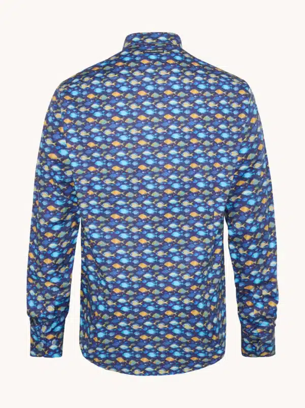 A Fish Named Fred - Shirt - Fish - Navy - Image 3