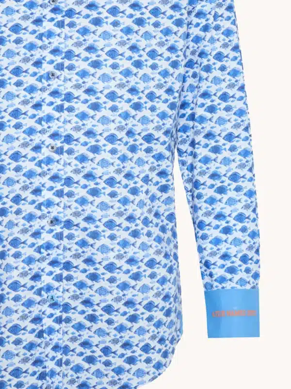 A Fish Named Fred - Shirt - Fish - Cobalt - Image 4