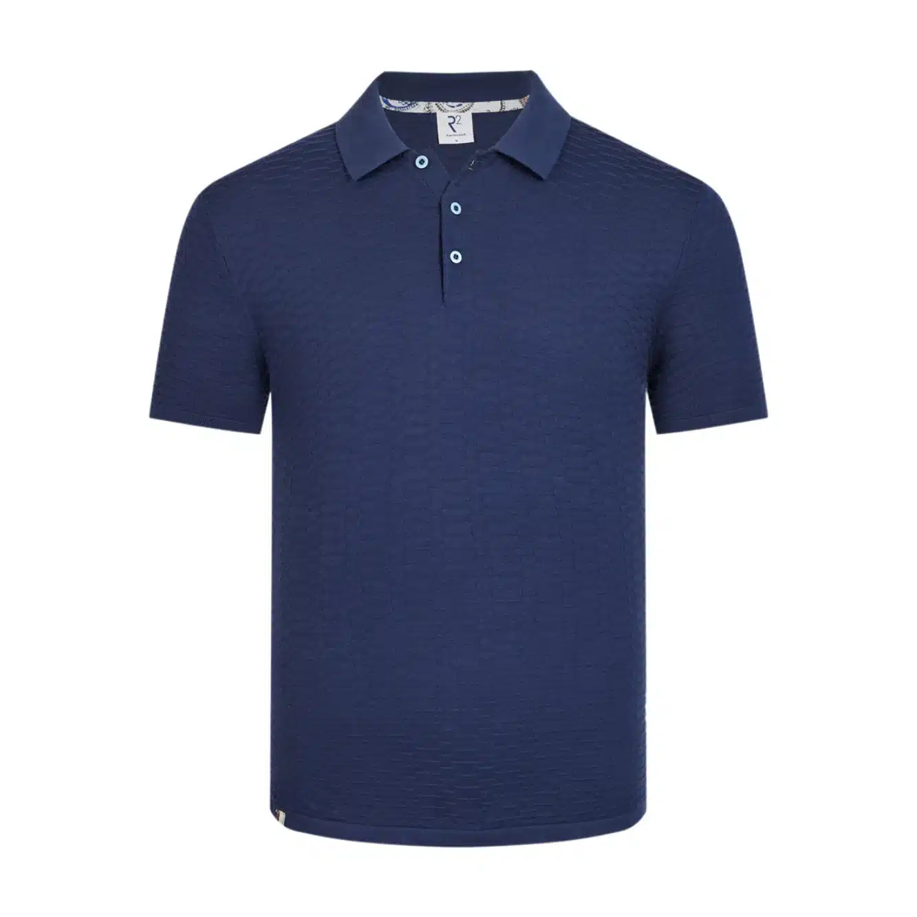 R2 Amsterdam - Textured-knit Cotton Polo