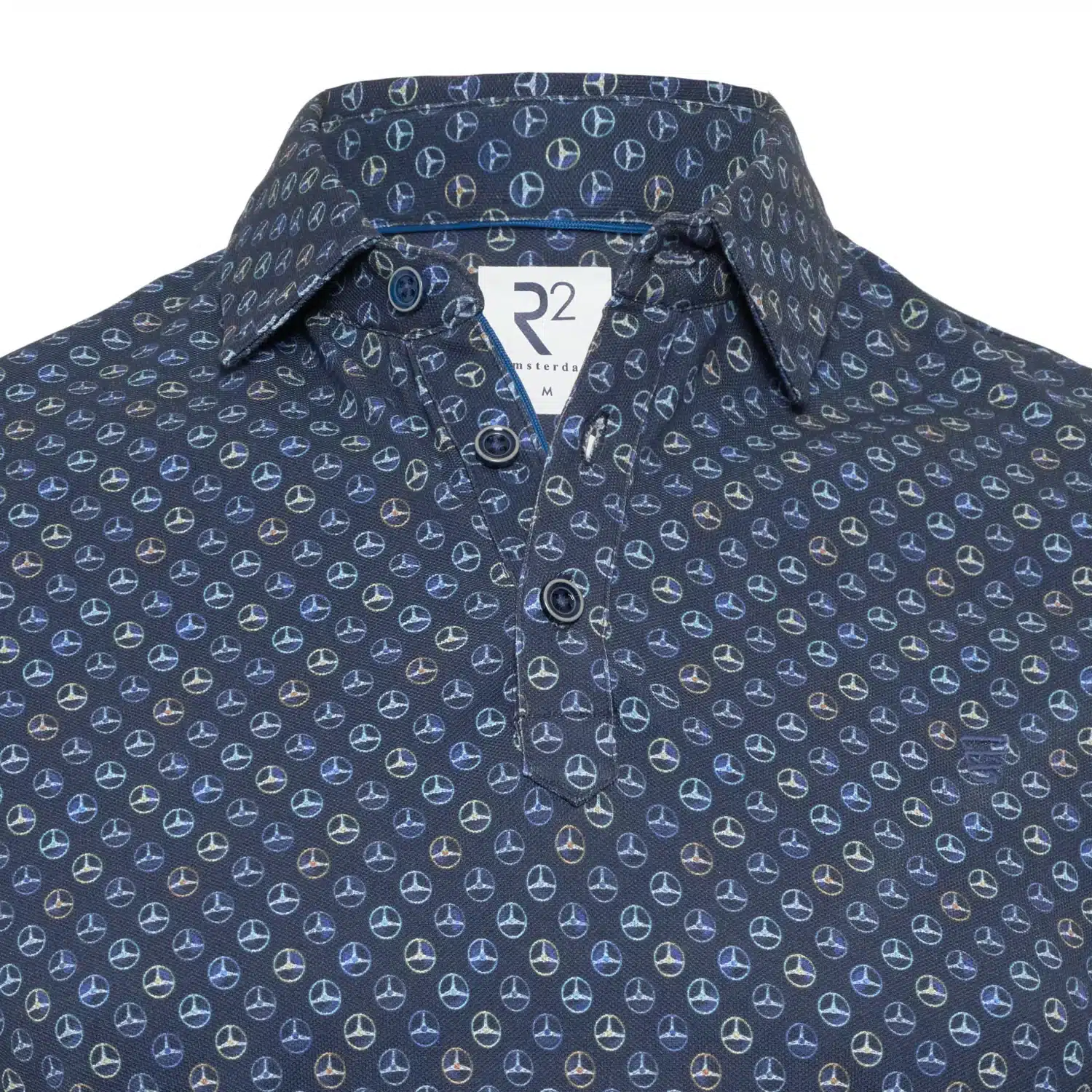R2 Amsterdam - Steering Wheel Print Polo - Image 2