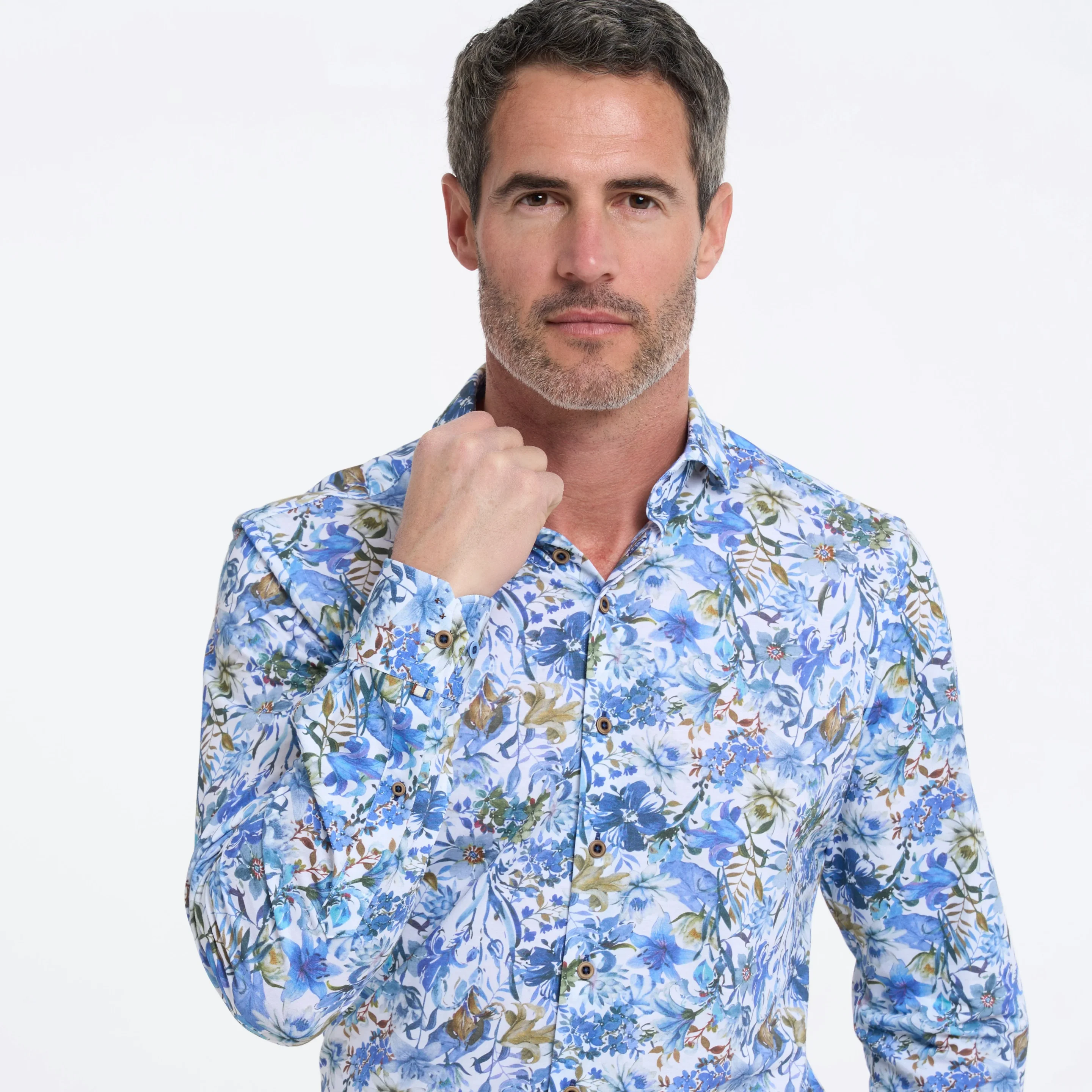 R2 Amsterdam - Travel shirt floral print - Image 3