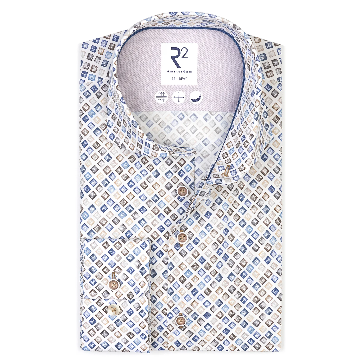 R2 Amsterdam - Dashboard warning lights cotton shirt