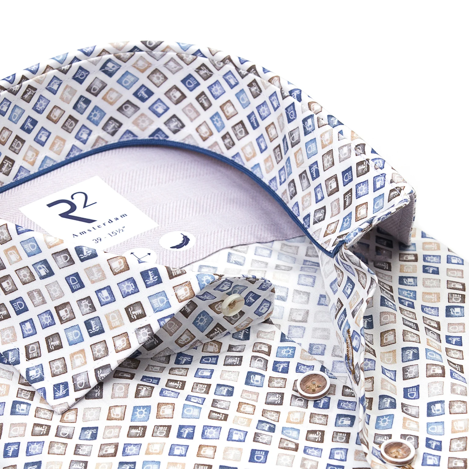 R2 Amsterdam - Dashboard warning lights cotton shirt - Image 4