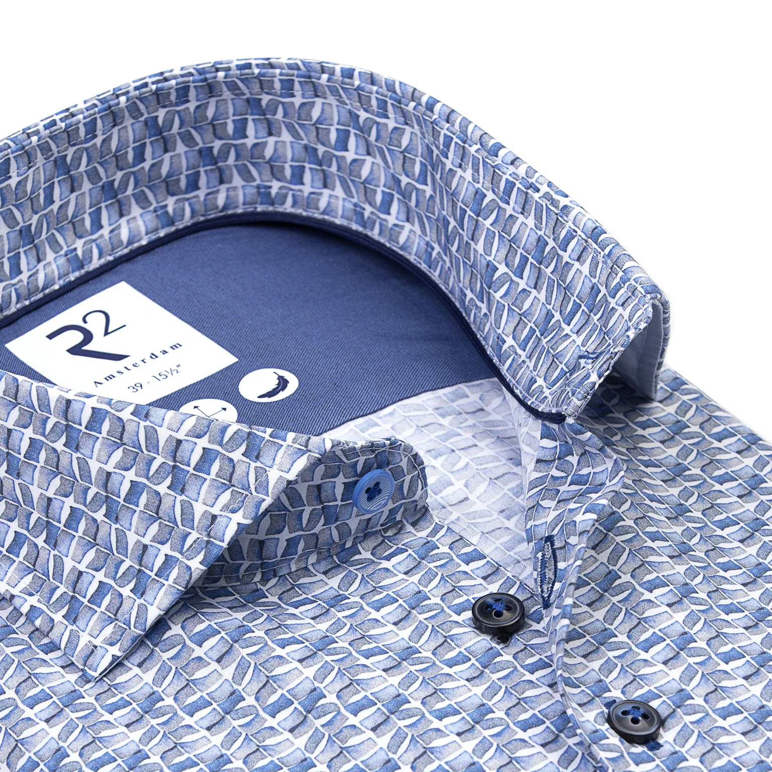 R2 Amsterdam - Printed cotton shirt - Image 2