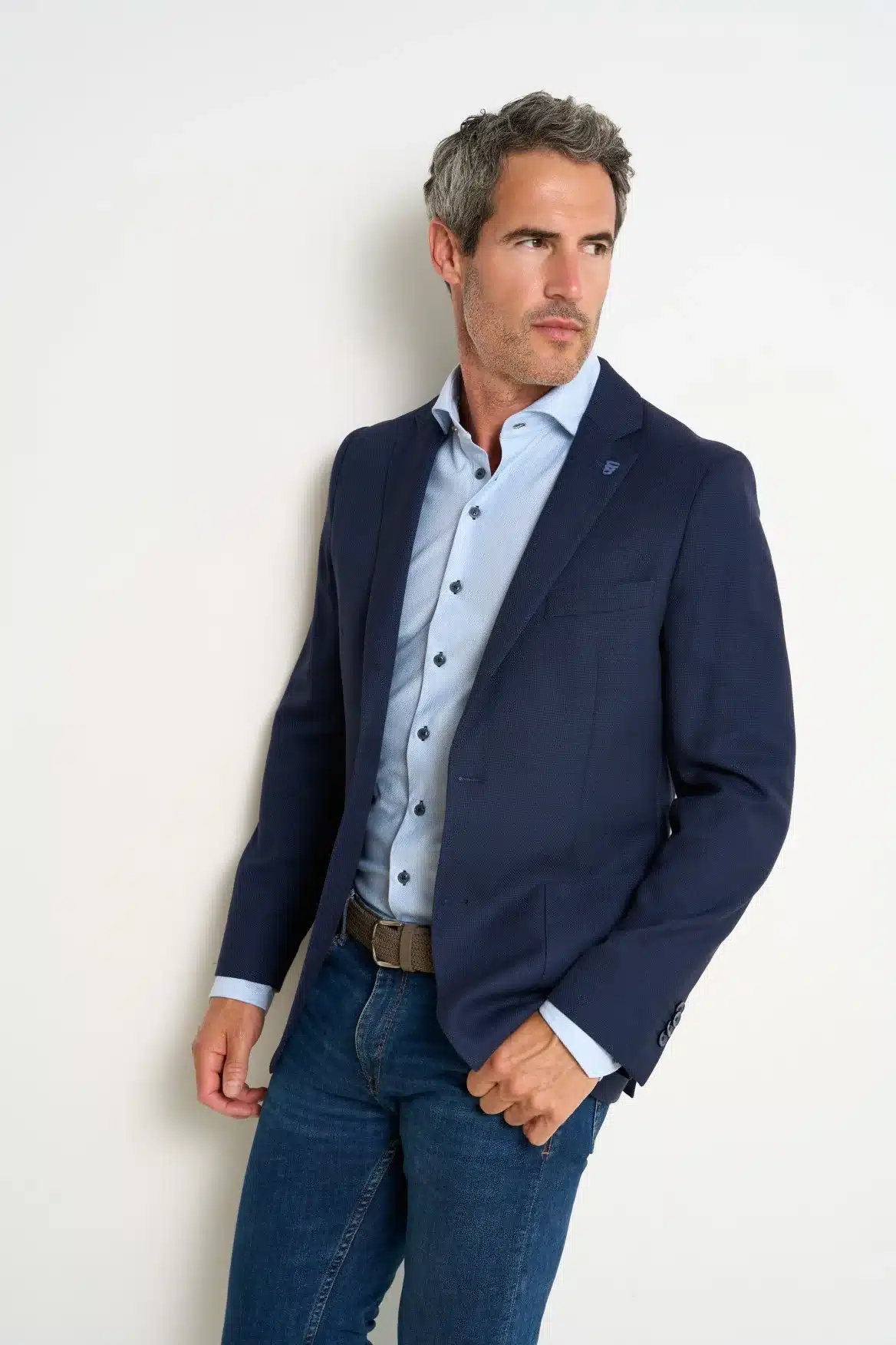 R2 Amsterdam - Travel Shirt Herringbone - Image 2