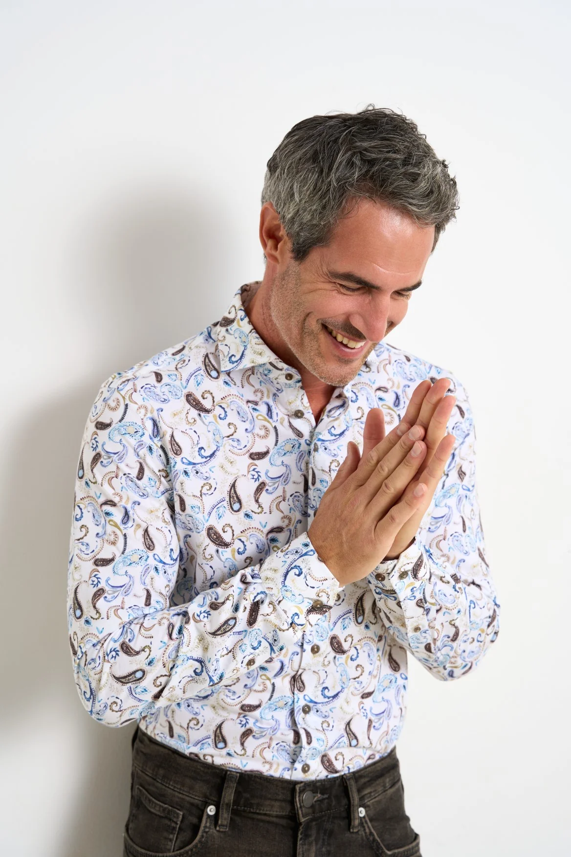 R2 Amsterdam - Travel Shirt Paisley Print - Image 2