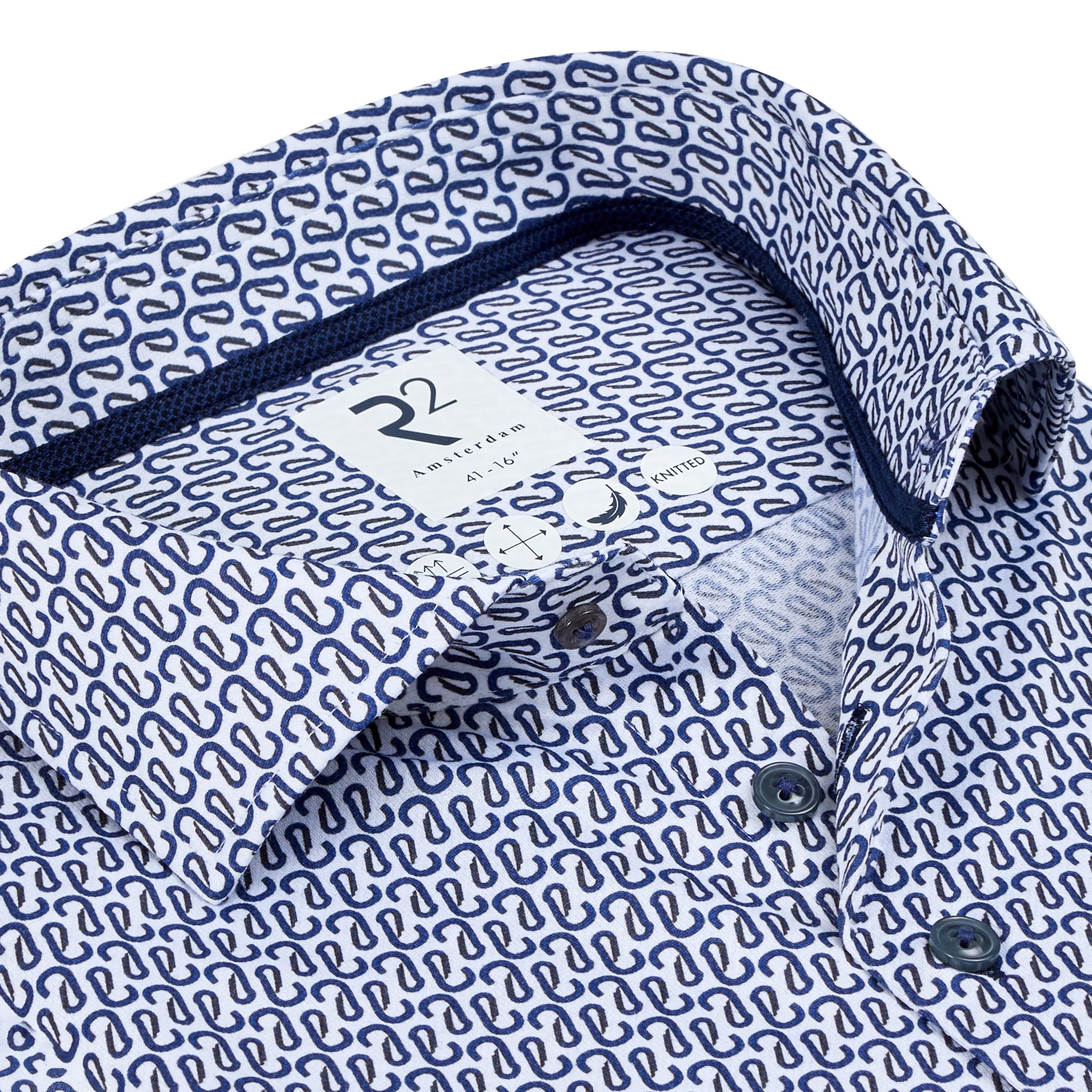 R2 Amsterdam - Travel Shirt Carabiner Print - Image 2