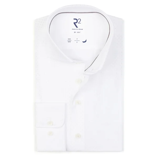 R2 Amsterdam - Festive Shirt - White