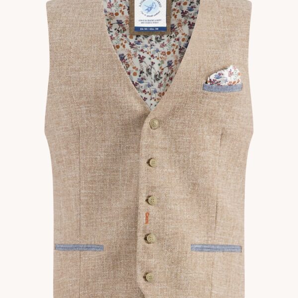 A Fish Named Fred - Waistcoat Structure - Beige