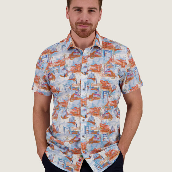 A Fish Named Fred – Shirt SS – Island Orange