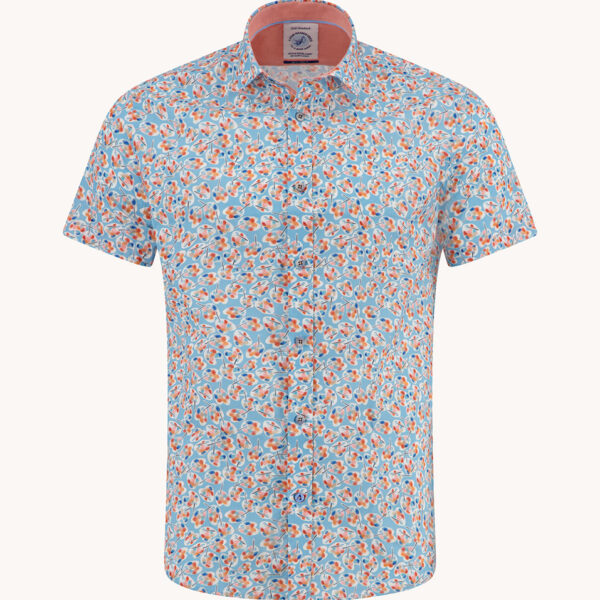 A Fish Named Fred – Shirt SS – Paint Palettes Light Blue