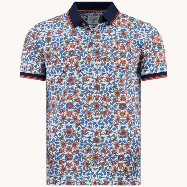 A Fish Named Fred – Polo – Art Nouveau Cobalt